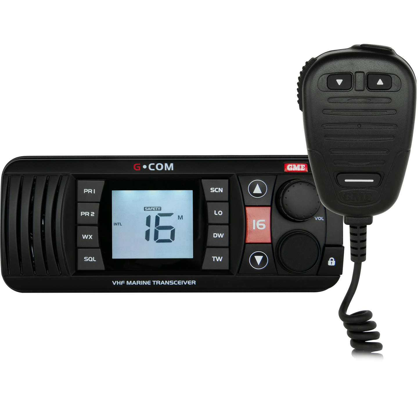 GME VHF Marine Radio - Black