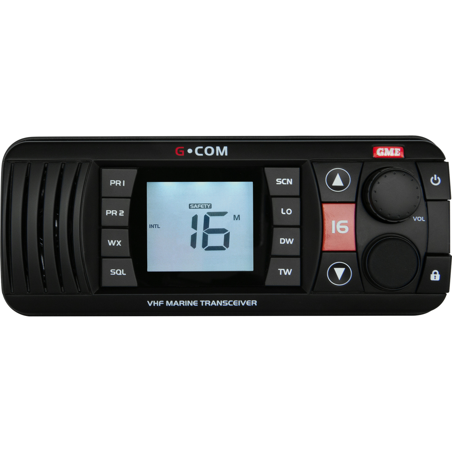 GME VHF Marine Radio - Black