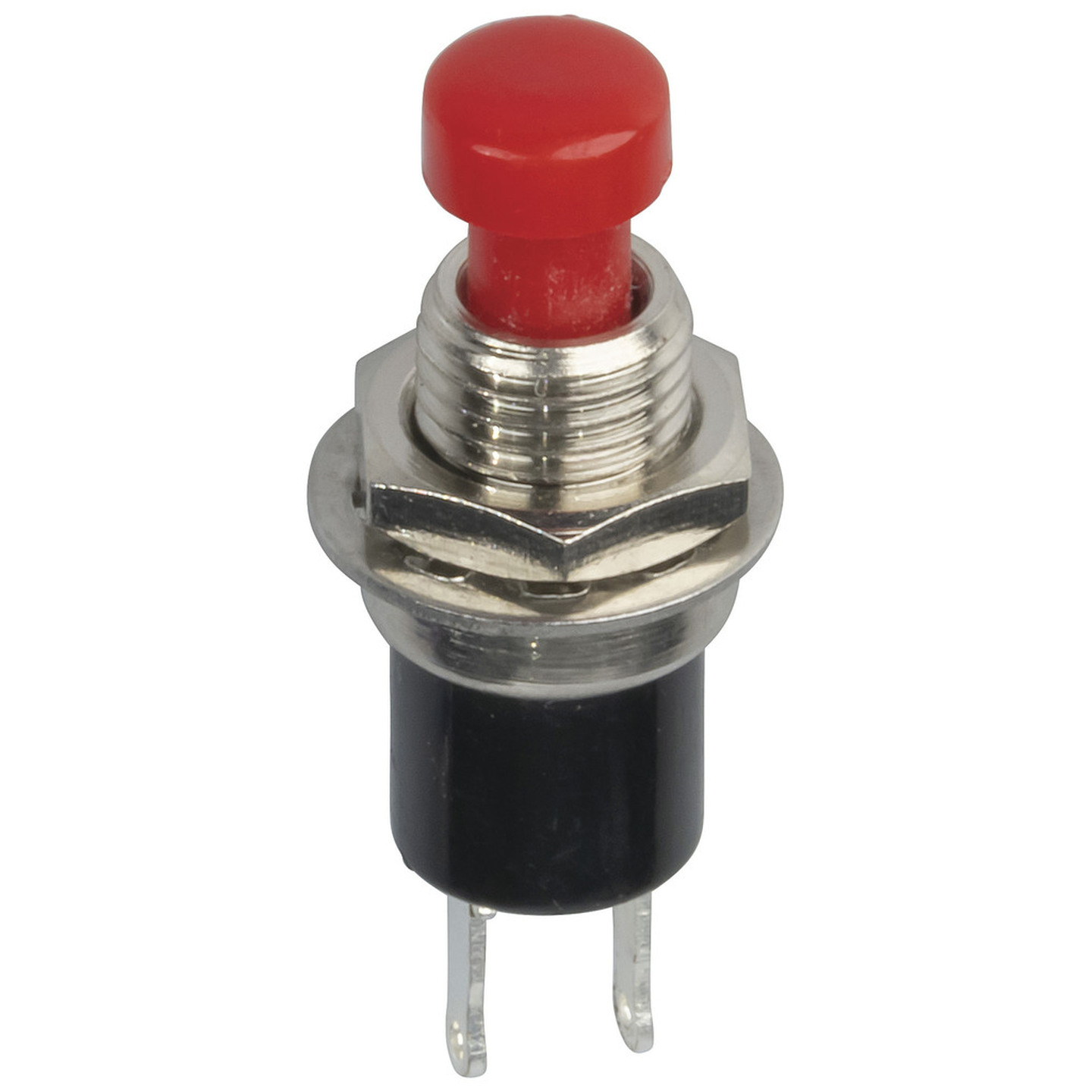 Red Miniature Pushbutton - SPST Momentary Action 125V 1A rating ...